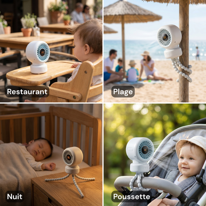Ventilateur Bébé Flexible Fraiko™
